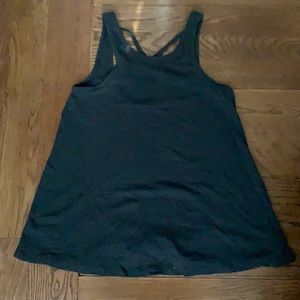 Charcoal colored tank top